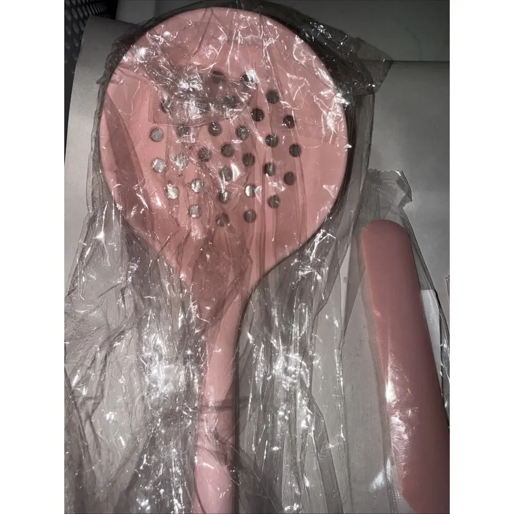 NWT Set Of Four Pink Silicone Spatulas & Strainer W/ Free Bonus Plastic Ladle